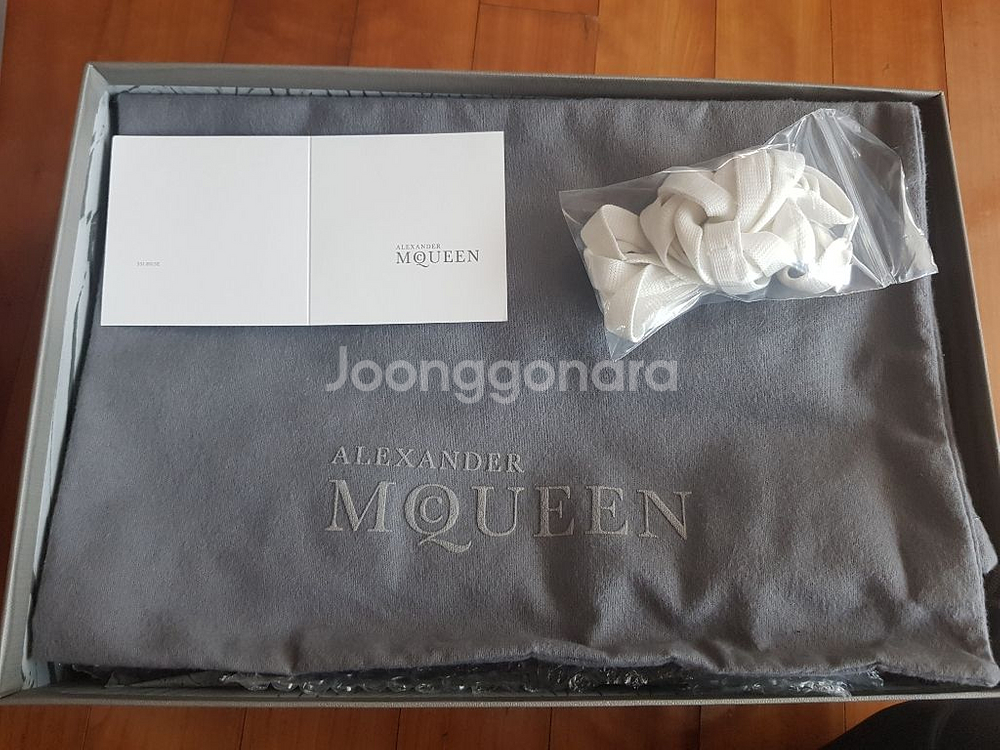 알렉산더 맥퀸 오버솔 벨루어 블루 42.5 (275) --5