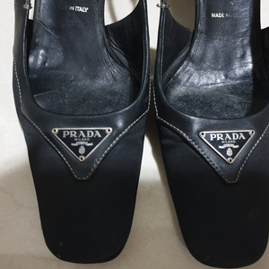 정품 프라다 여성 구두 슬링백 prada