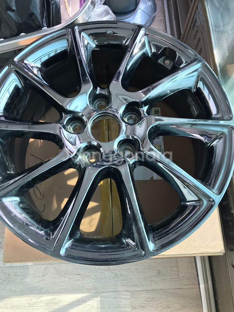 아반떼 MD 블랙크롬 휠--1