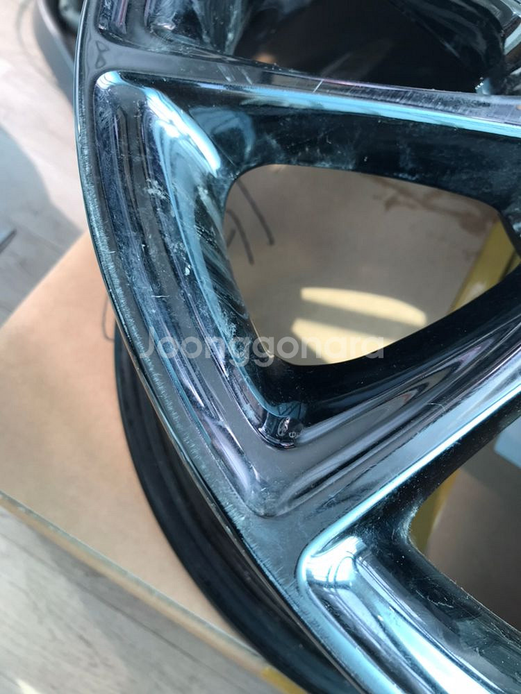 아반떼 MD 블랙크롬 휠--3