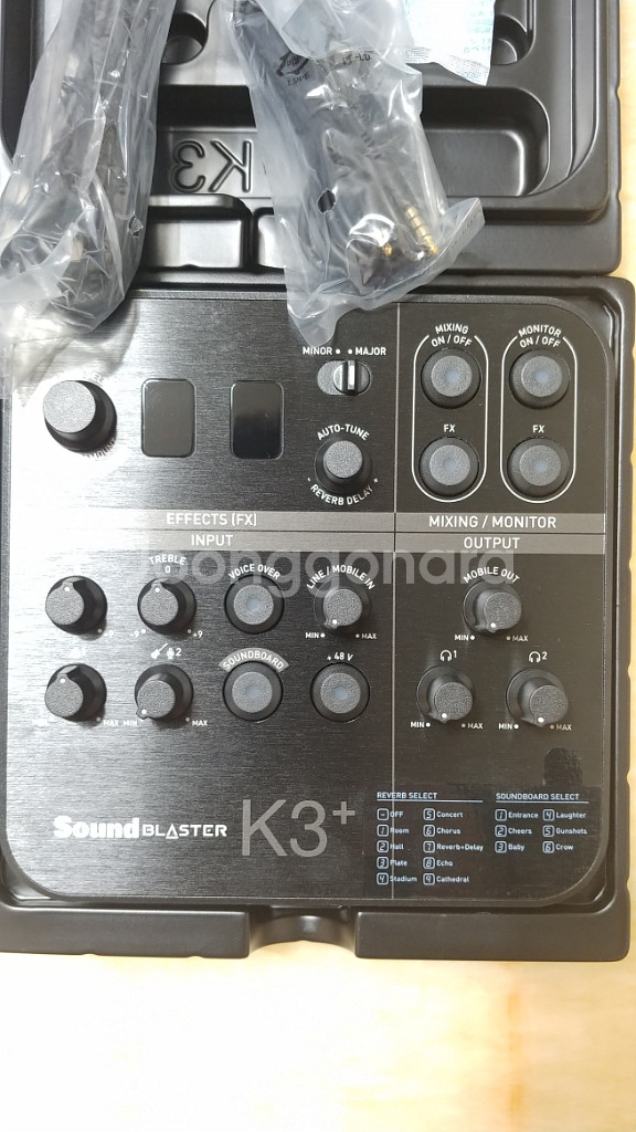 SOUND BLASTER K3+ 오디오인터페이스 팝니다--0