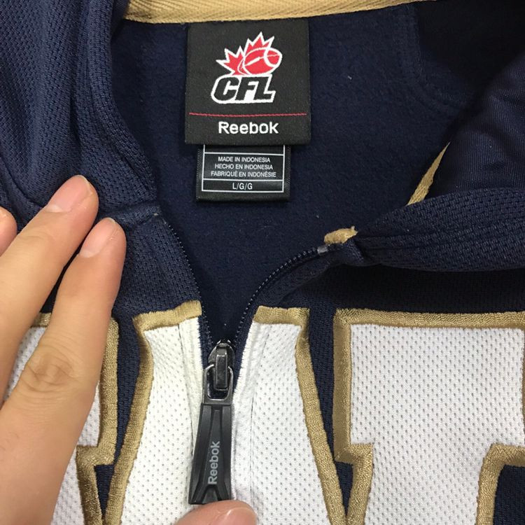 리복 올드스쿨 어센틱 사이드라인 후드집업--3