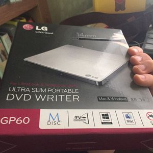 LG ULTRA SLIM DVD WRITER(GP60)