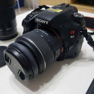 Sony a57 입문용 DSLR 카메라 (망원렌즈포함)