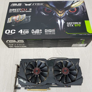 ASUS strix 지포스 GTX 970  DC2 OC