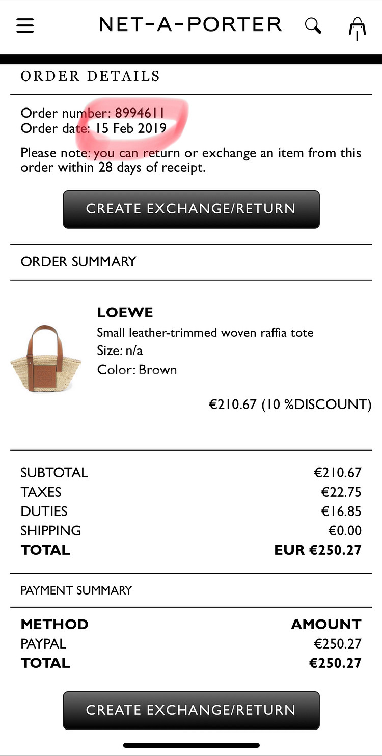 로에베 라피아백 스몰(정품)--1