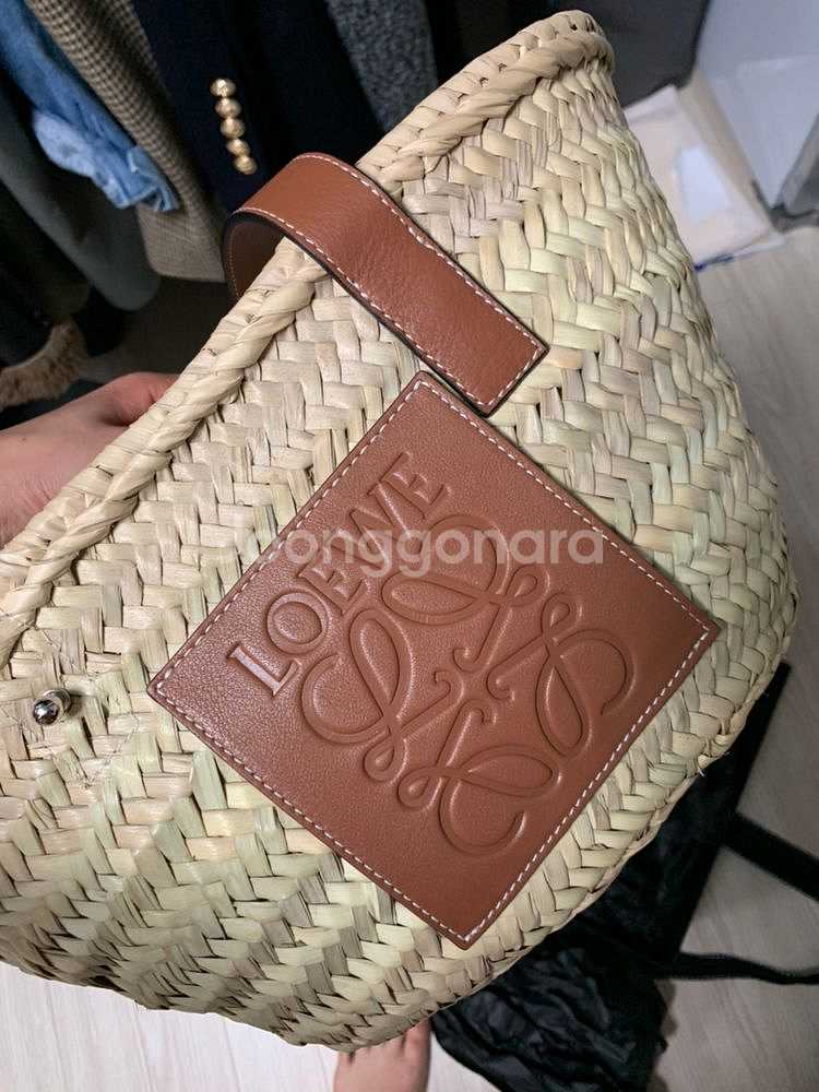 로에베 라피아백 스몰(정품)--4