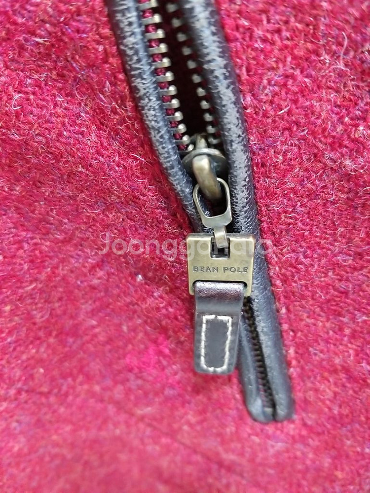 여성 빈폴 블루종 후두 모직점퍼 (95)--2