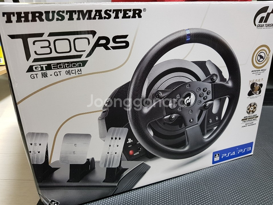 ps4 /pc 레이싱휠  t300rs gt 에디션--3