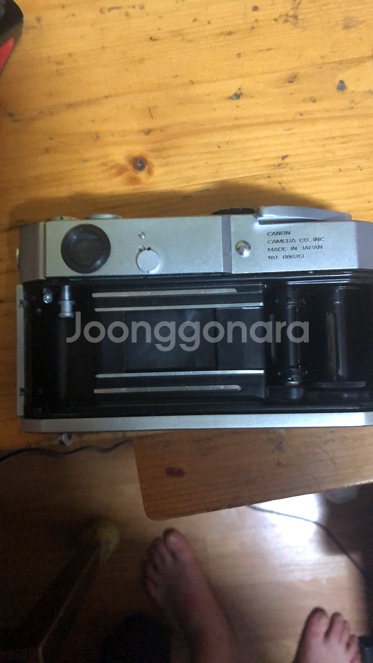 필름카메라 캐논 7 + 주피터 8렌즈 rf--3