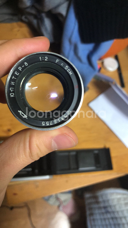 필름카메라 캐논 7 + 주피터 8렌즈 rf--4