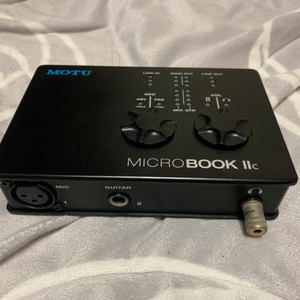 motu microbook llc 오디오 인터페이스