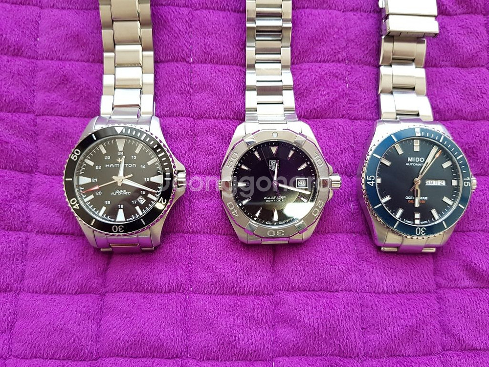 해밀턴 카키 스쿠버 신형 오토매틱 40mm--8