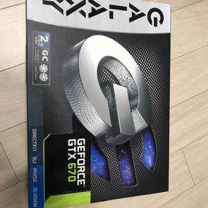 갤럭시 지포스 GTX 670 2GB 그래픽카드 팝니다