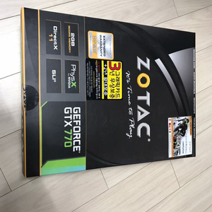 ZOTAC 지포스 GTX 770 2GB 그래픽카드