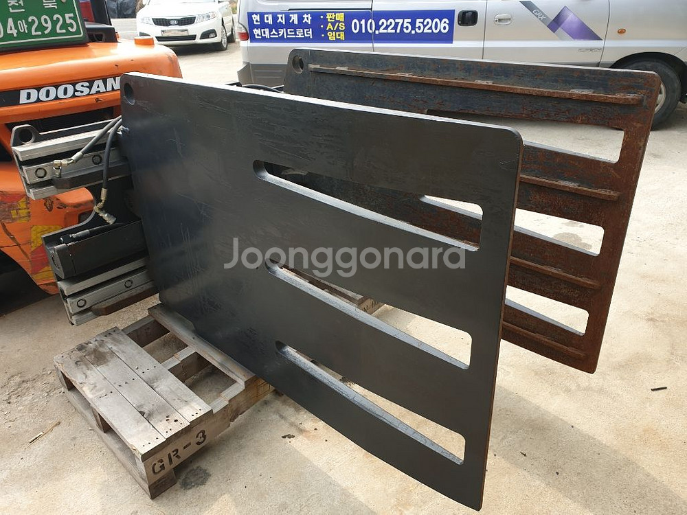 16년식 두산 4.5톤 3단마스트(D45SE-7)--9