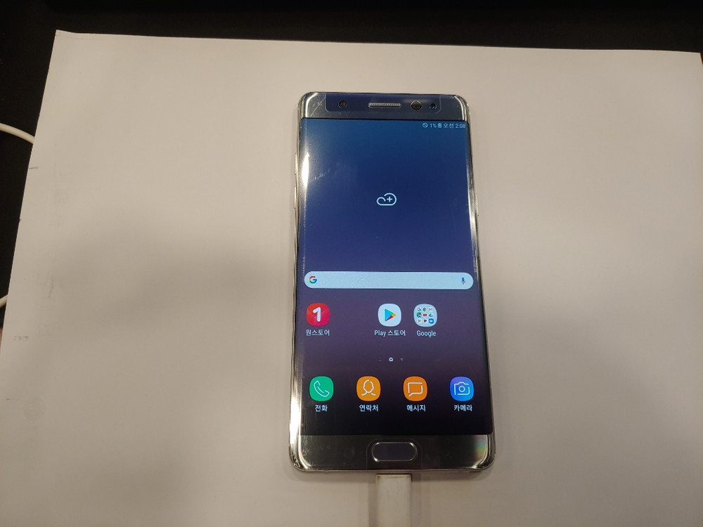 갤럭시 노트FE N935 실버 64기가 S급 팝니다.--0
