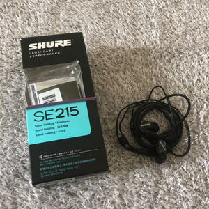 shure 215 se 블랙 인이어