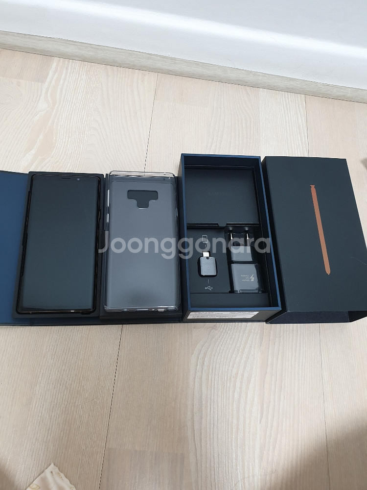 갤럭시노트9 자급제용 메탈릭코퍼 128g 풀박스--3