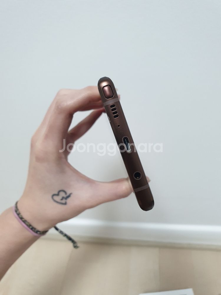 갤럭시노트9 자급제용 메탈릭코퍼 128g 풀박스--7