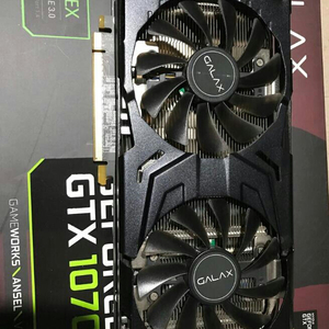 그래픽   갤럭스 GF GTX1070   30만