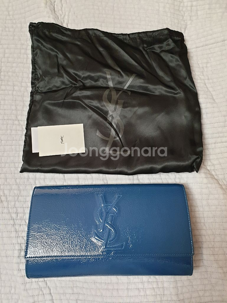정품 ysl 클러치 생로랑--1
