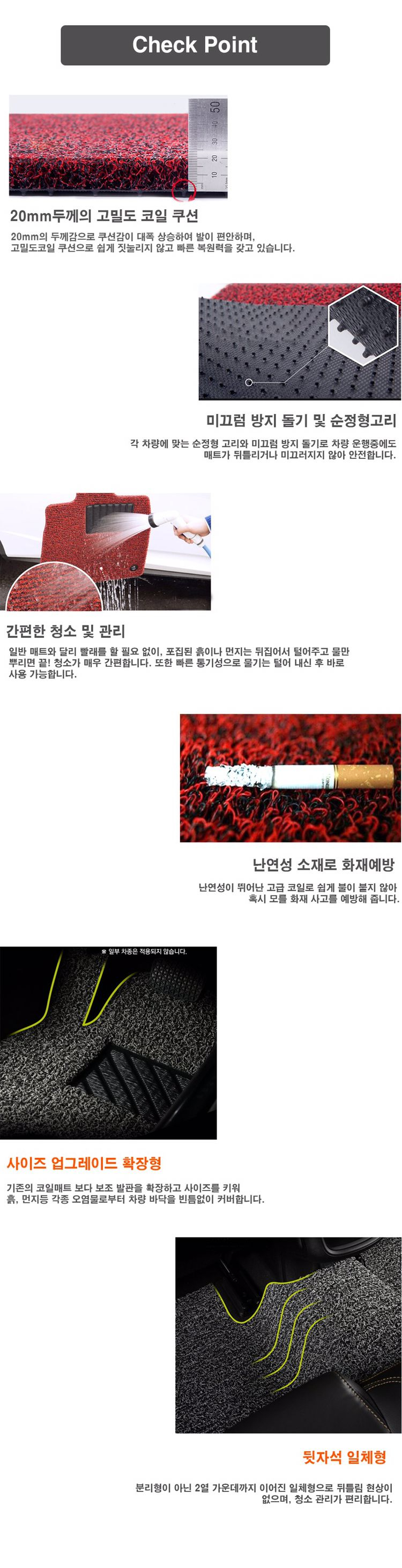 [미개봉새제품] BIS 코일매트 그레이 - 현대코나--2