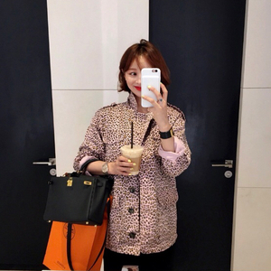 임블리야상 임블리 호피야상 (임블리 핑크레오파드야상)