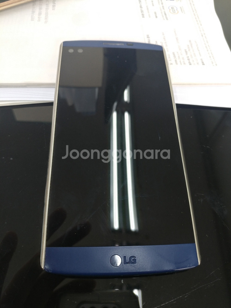 통신사SKT LG V10 블루 B+급 폰 팝니다 4만--4
