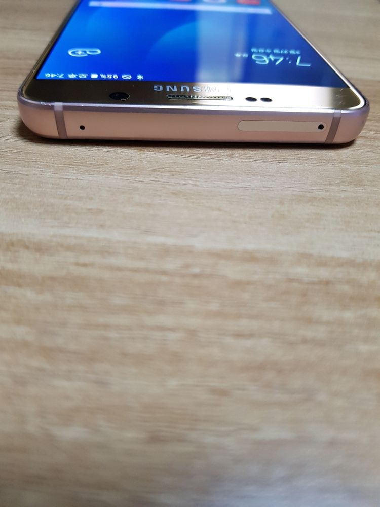 ●신촌 갤럭시노트5 64기가 핑크골드 정상해지 공기계●--5