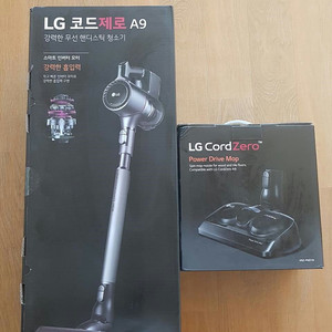 LG A9 무선청소기 + 물걸레 키트 

