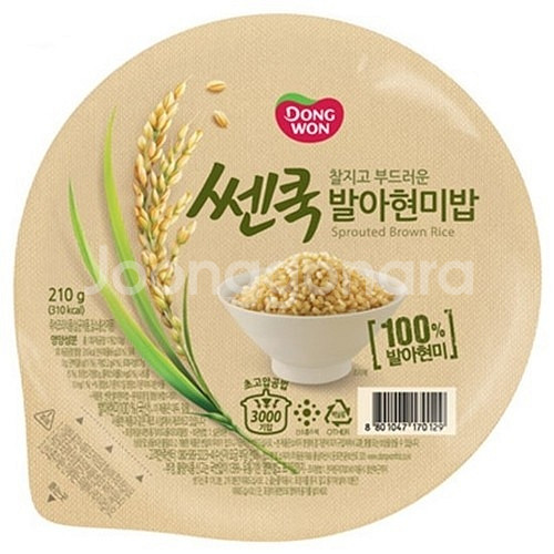 쎈쿡 100% 발아현미밥 210g 햇반--1