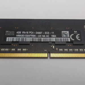 노트북용 RAM DDR4 4G