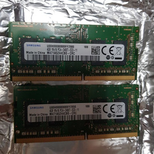 삼성노트북 ddr4 4g 19200 2400mhz 2개