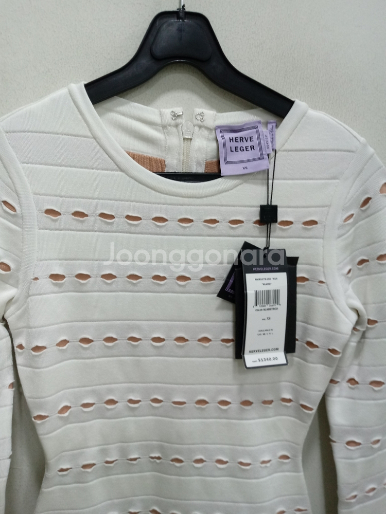명품 HERVE LEGER 원피스XS(1340불.새상품--1