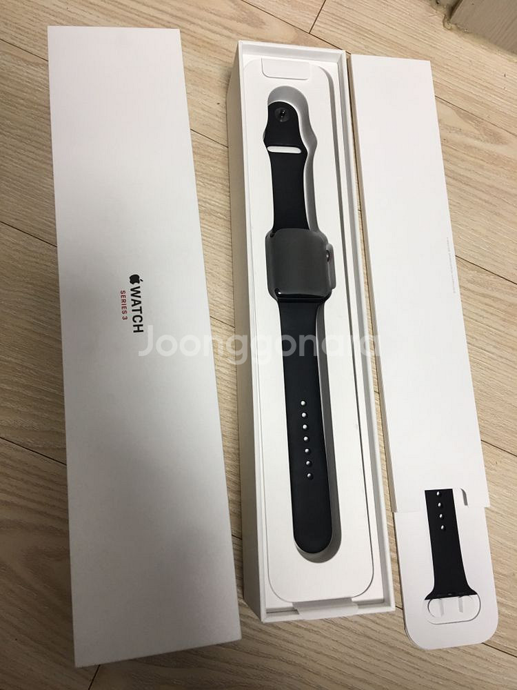 애플워치3 42mm GPS+셀룰러 스그 28만판매--0