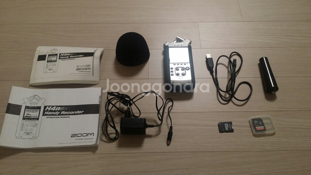 zoom h4n 핸디레코더 + 64gb 메모리칩--0
