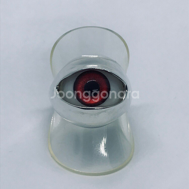 안구반지 빨간안구 14mm 스털링 925실버--6