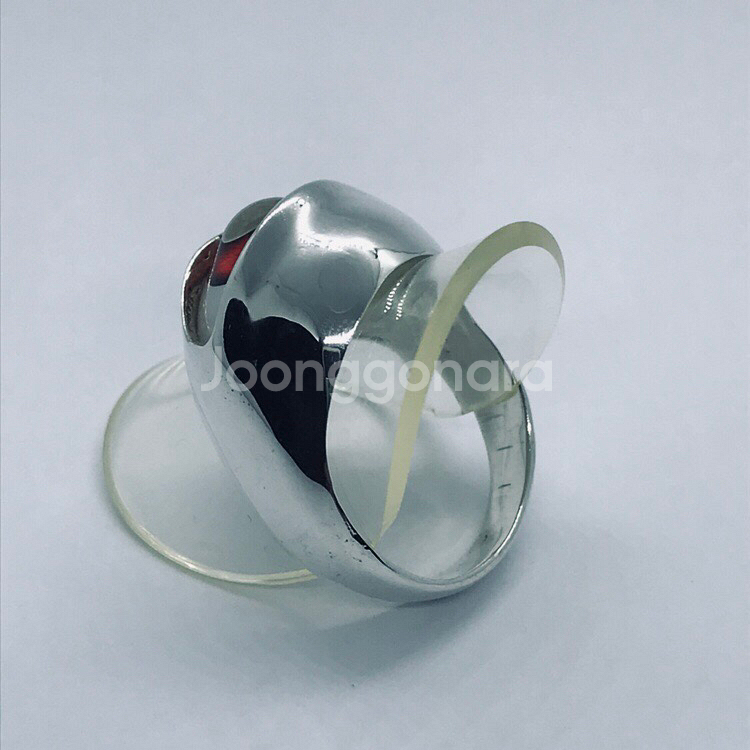 안구반지 빨간안구 14mm 스털링 925실버--8