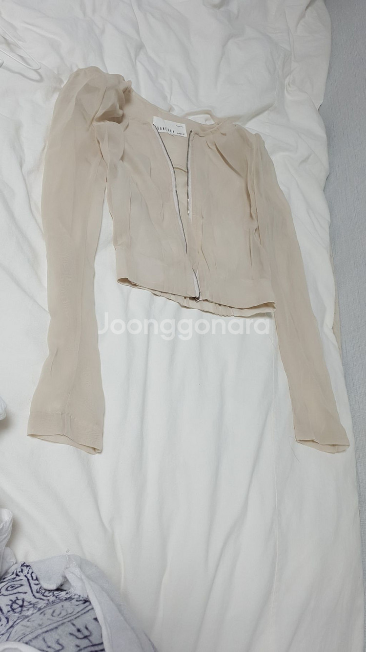 시스루 숏자켓--0