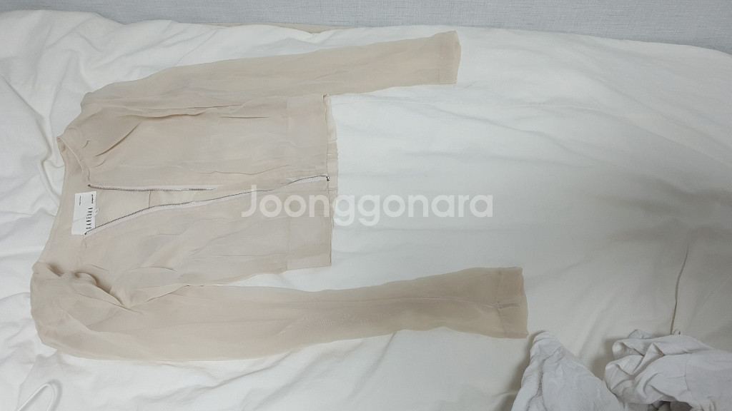 시스루 숏자켓--1