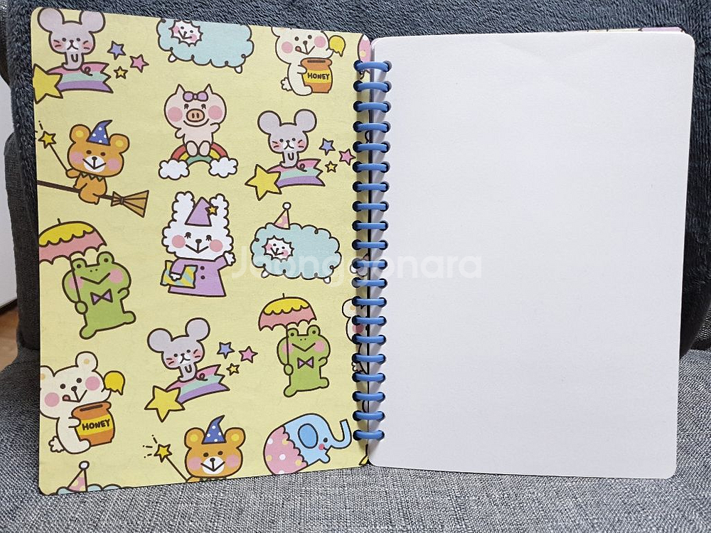 A5 사이즈 클릭링 양면 스티커북 30매 (이형지)--1