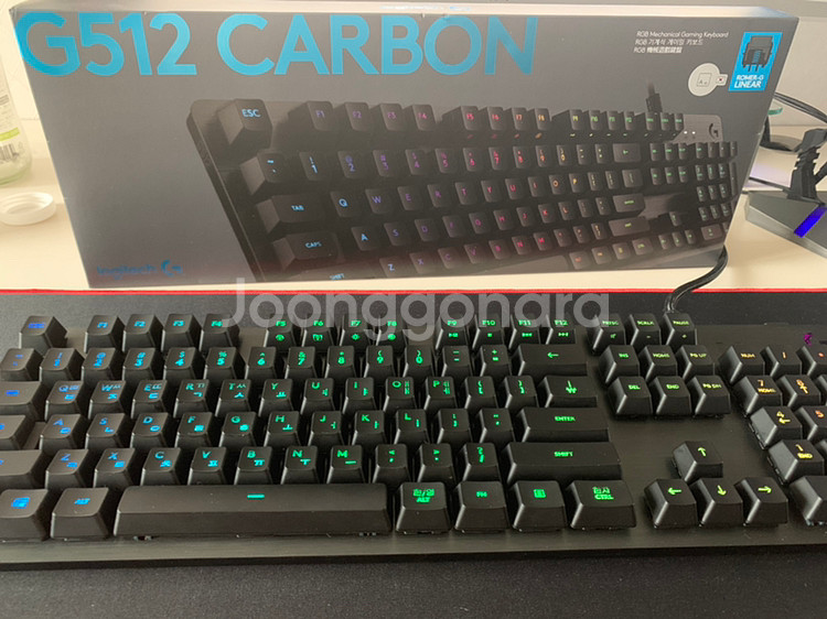로지텍 G512 리니어축 RGB 키보드--0