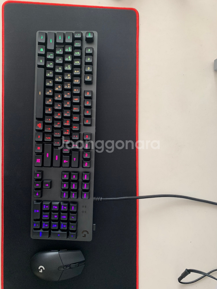 로지텍 G512 리니어축 RGB 키보드--2