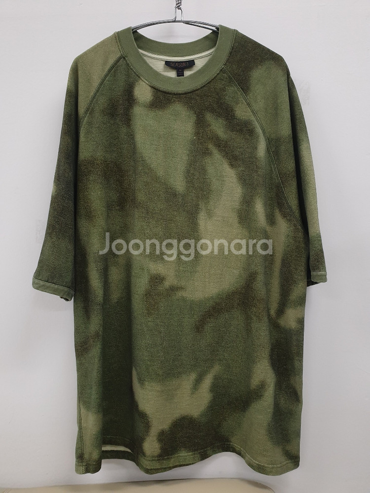 Yeezy season3 이지 카모 오버핏 반팔티 M--1