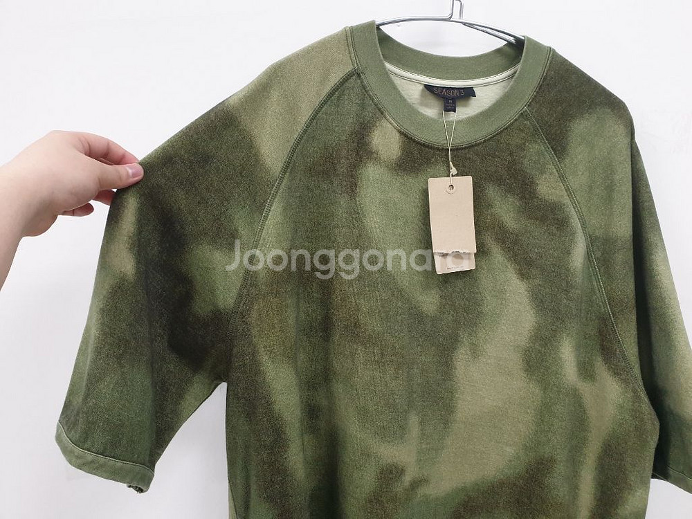 Yeezy season3 이지 카모 오버핏 반팔티 M--3