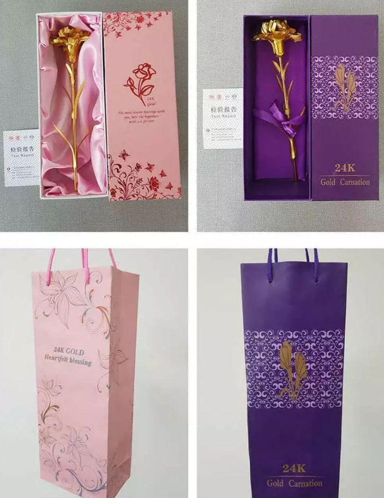 24k 순금박 ★1+1★ 금카네이션, 금장미, 금꽃다발--2