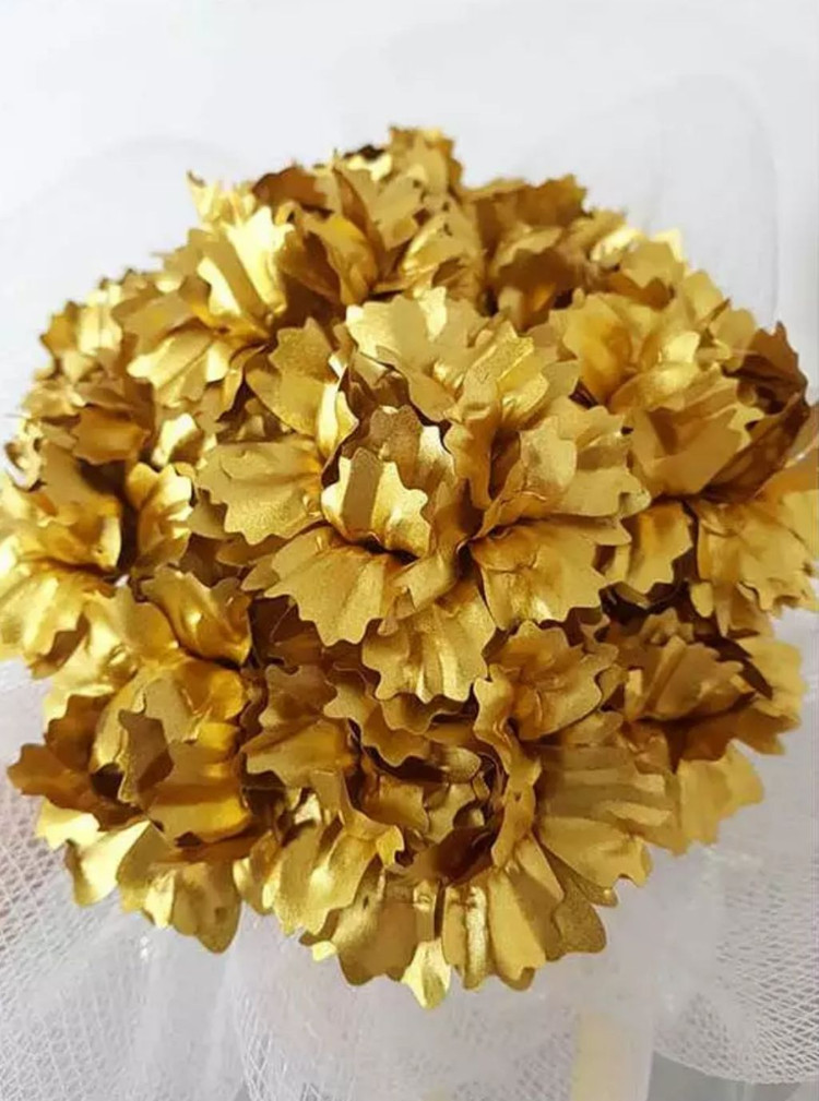 24k 순금박 ★1+1★ 금카네이션, 금장미, 금꽃다발--4