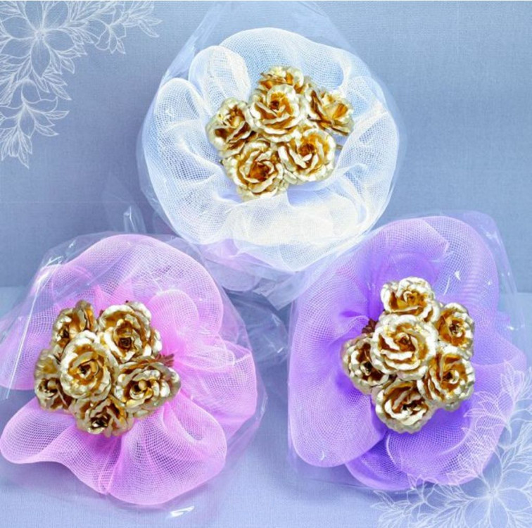 24k 순금박 ★1+1★ 금카네이션, 금장미, 금꽃다발--6