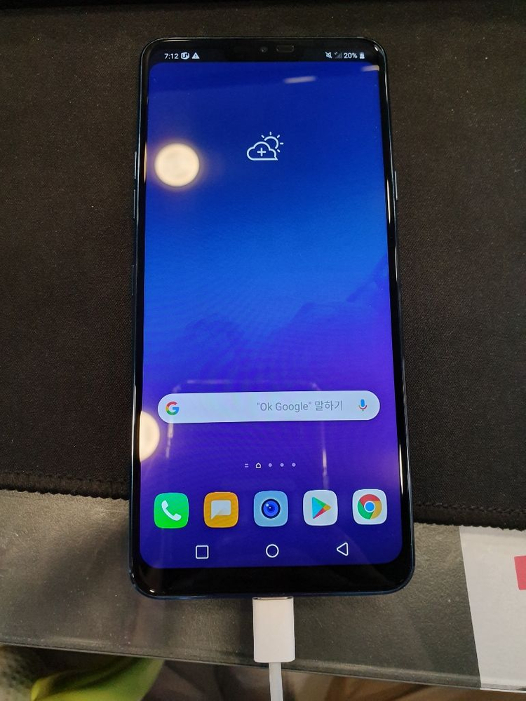 LG G7 블루 G710 64기가 S급 팝니다. 서산직--0